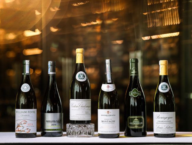 Burgundy wine collection